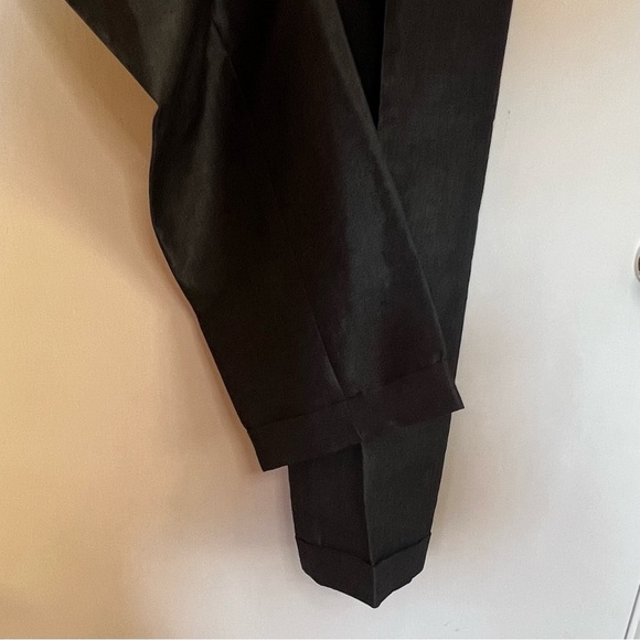 MEN’S DESIGNER HANS UBBINK DARK GRAY CUFFED DRESS EURO 54 SLACKS SIZE 32 X 32 - Picture 4 of 11
